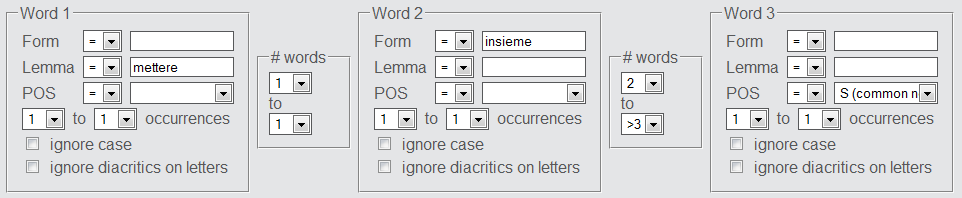 example word sequence 1